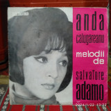 -Y- ANDA CALUGAREANU - MELODII DE SALVATORE ADAMO ( VINIL 7 &quot; )DISC VINIL LP