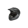 Casca motocross integrala negru mat cu viziera transparenta si ochelari de soare, marimea L, model LION FAVLine Selection, Oem