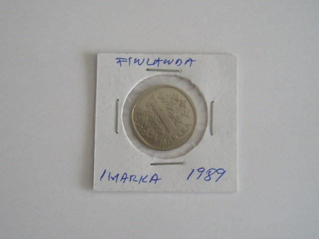 C50 - Moneda foarte veche - Finlanda ante euro - 1 markka - 1989