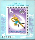 ROM&Acirc;NIA 1979 - LP 998 - JOCURILE OLIMPICE DE IARNĂ DE LA LAKE PLACID - COLIȚĂ MNH, Nestampilat