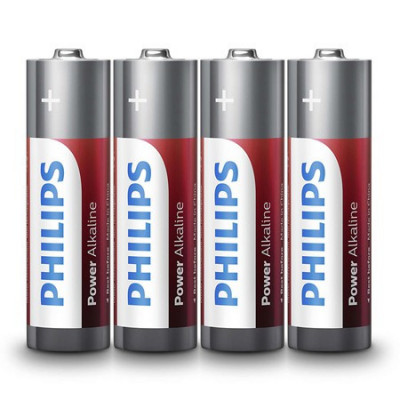 Baterie LR6 tip AA Power Alkaline blister 4 buc Philips foto