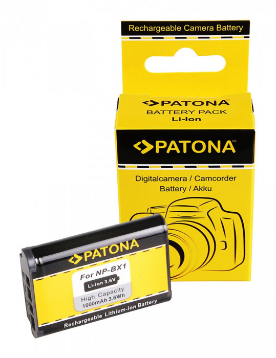 Acumulator /Baterie PATONA pentru Sony NP-BX1 NPBX1 DSC-RX100 DSC RX100 Sony BX1- 1130