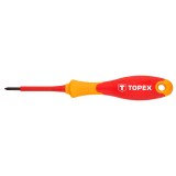 Surubelnita Phillips izolata 1000V Topex PH0 x 60 mm, maner ergonomic