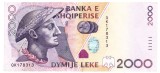 Albania 2 000 2000 Leke 2012 P-74 Seria 178313