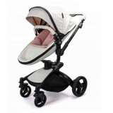 Cumpara ieftin Carucior copii Wonder Buggy Stork 2 in 1 Lux White