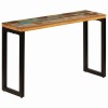 VidaXL Masă consolă, 120x35x76 cm, lemn masiv reciclat și oțel 247335