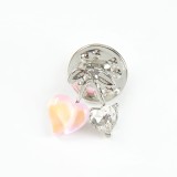 Brosa martisor doua inimi