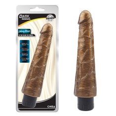 Vibrator Johnny Boner, Multispeed, PVC, Bronz, 23 cm