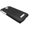Husa tip capac plastic cauciucat neagra pentru Alcatel One Touch Pop C7 Single Sim (OT-7040A, 7040F, 7041X) / Dual Sim (OT-7040D, 7041D, 7040E)