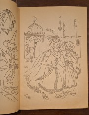 Carte de colorat bilingvă rom&acirc;no-germană &ndash; Editura Ion Creangă, anii &rsquo;70-&rsquo;80 &ndash; rară