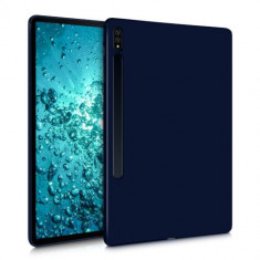 Husa pentru Samsung Galaxy Tab S7 Plus, Silicon, Albastru, 52923.17 foto