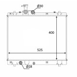 Radiator racire Suzuki Swift (Fz/Nz), 10.2010-2017 Motor 1, 2 69kw Cv Manuala, Swift Sport Motor 1, 6 100kw Cv Manuala/Automata Benzina, tip climatiz