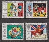 CHAD 1971 FOTBAL CUPA MONDIALA SUPRATIPAR JOCURILE OLIMPICE, Nestampilat