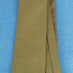 M5 - 11 - Cravata tip militar - culoare kaki - piesa de colectie