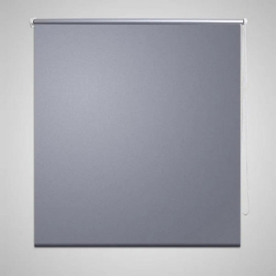 Jaluzea rulabilă opacă, 100 x 230 cm, gri foto