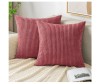 Set 2 Huse Perna Canapea 40x40cm Roz Poliester - Resigilate