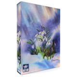 Puzzle Black Sea Premium: Zăpadă și flori de primăvară &ndash; 500 de piese