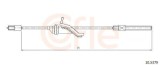 Cablu frana de parcare Ford C-Max, C-Max II, Focus C-Max, Focus II, Grand C-Max; Volvo C30, C70 II, S40 II, V50, parte montare fata, lungime 341 mm,