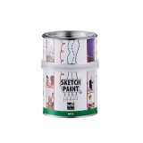 Vopsea Whiteboard SketchPaint, Alb Lucios, 500ml, Acoperire 3mp, Gata de Utilizare, Tabla Magnetica, Non-Toxica