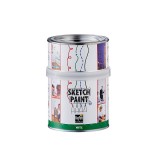 Cumpara ieftin Vopsea whiteboard, SketchPaint alb-lucios 500 ml