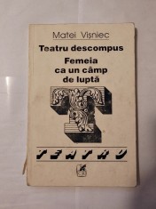 Matei Vișniec - Teatru descompus. Femeie ca un c&acirc;mp de luptă (Teatru)