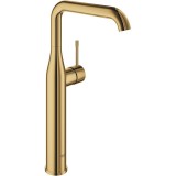 Baterie lavoar Grohe Essence 32901GL1, 3/8&amp;#039;&amp;#039;, monocomanda, marimea XL, pivotanta, fara evacuare, cartus ceramic, lucios, auriu