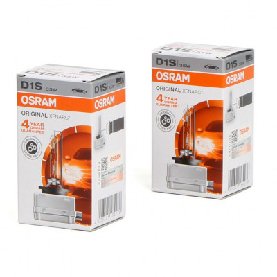 Set 2 Buc Bec Xenon Osram D1S Original Xenarc 85V 35W PK32d-2 66140 foto