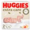 Scutece Huggies Extra Care 2, Jumbo, 3-6 kg, 58 buc