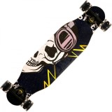 Cumpara ieftin Longboard Action One cu roti luminoase, ABEC-7 PU Aluminiu, 100 kg, 80 x 20 cm, Negru Speed Master