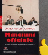 Minciuni oficiale 10 conspiratii care au schimbat istoria lumii David Heylen foto