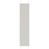 Jaluză plisată gri deschis 45x200 cm Lățime țesătură 44,4 cm
