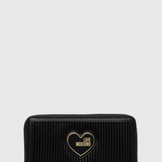 Love Moschino portofel femei, culoarea negru, JC5615PP1GLA1000
