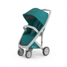 Carucior Greentom Classic Upp 100% Ecologic Grey Teal foto