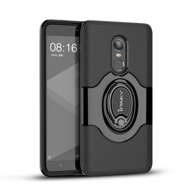 Husa de protectie pentru Xiaomi Redmi Note 4X Ipaky Ring Negru foto