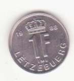 Luxemburg 1 Franc 1988 - Jean I