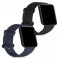 Set 2 curele pentru Xiaomi Mi Watch Lite/Redmi Watch, Silicon, Negru/Albastru, 54778.01