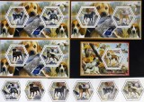R.DU TCHAD-RASE DE CIINI-SET 6 V.+4 S/Sh.NEOBLITERATE - EP 034, Africa, Fauna