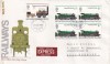 FILATELIE TEMATICA - PLIC ANGLIA / MAREA BRITANIE TEMATICA TRANSPORT TRENURI, Transporturi, Stampilat