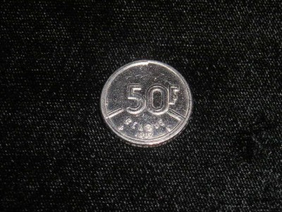 C50 - Moneda foarte veche - Belgia - 50 franci - 1987 foto