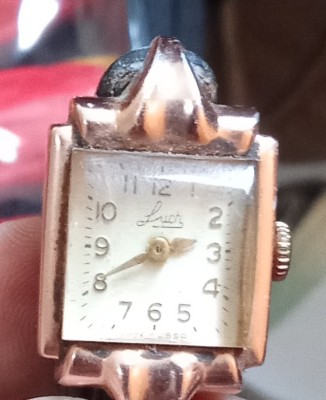 Ceas de m&amp;acirc;nă damă 1 cm Luor mecanic, funcționează foto