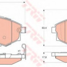 Set placute frana,frana disc HYUNDAI ELANTRA limuzina (XD) (2000 - 2006) TRW GDB3378