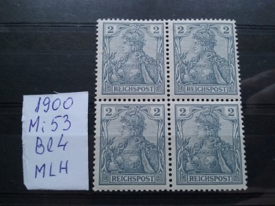 1900-Germania-Mi53-bl.4-MLH foto