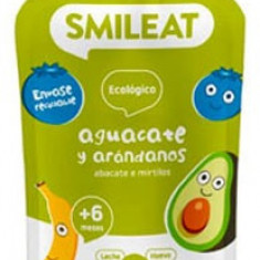 Piure din avocado si afine +6 luni Bio, 100g, Smileat