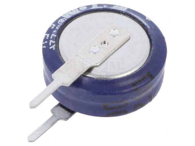 Supercondensator 220mF 5.5V &Oslash;11.5x12.7mm 75&Omega;