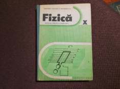 FIZICA MANUAL PENTRU CLASA A X-A - MIHAIL SANDU N.GHERBANOVSCHI CARTONATA-R18 foto