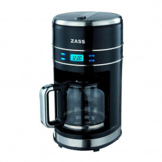 Cafetiera digitala Zass, 1000W, 1,5L, 12 cesti, display LCD foto