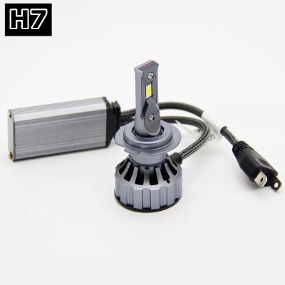 Комплект от 2 evo LED диода, super canbus, 120w, 18 000lm, бял 6000k, h7 съвместим foto