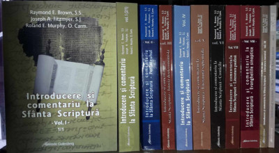 Raymond E.Brown-Introducere si comentariu la Sfanta Scriptura-11 volume foto