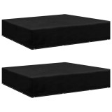 Huse mobilier gradina, 2 buc, 12 ocheti, 250x250x70 cm