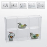 Vitrina acrilica cu 6 compartimente de 55 x 55 x 42 mm